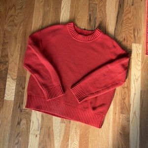 Ever lane red sweater